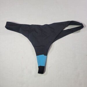 Asos Design Womens Black Thong Bikini Bottoms Swimwear Size 10